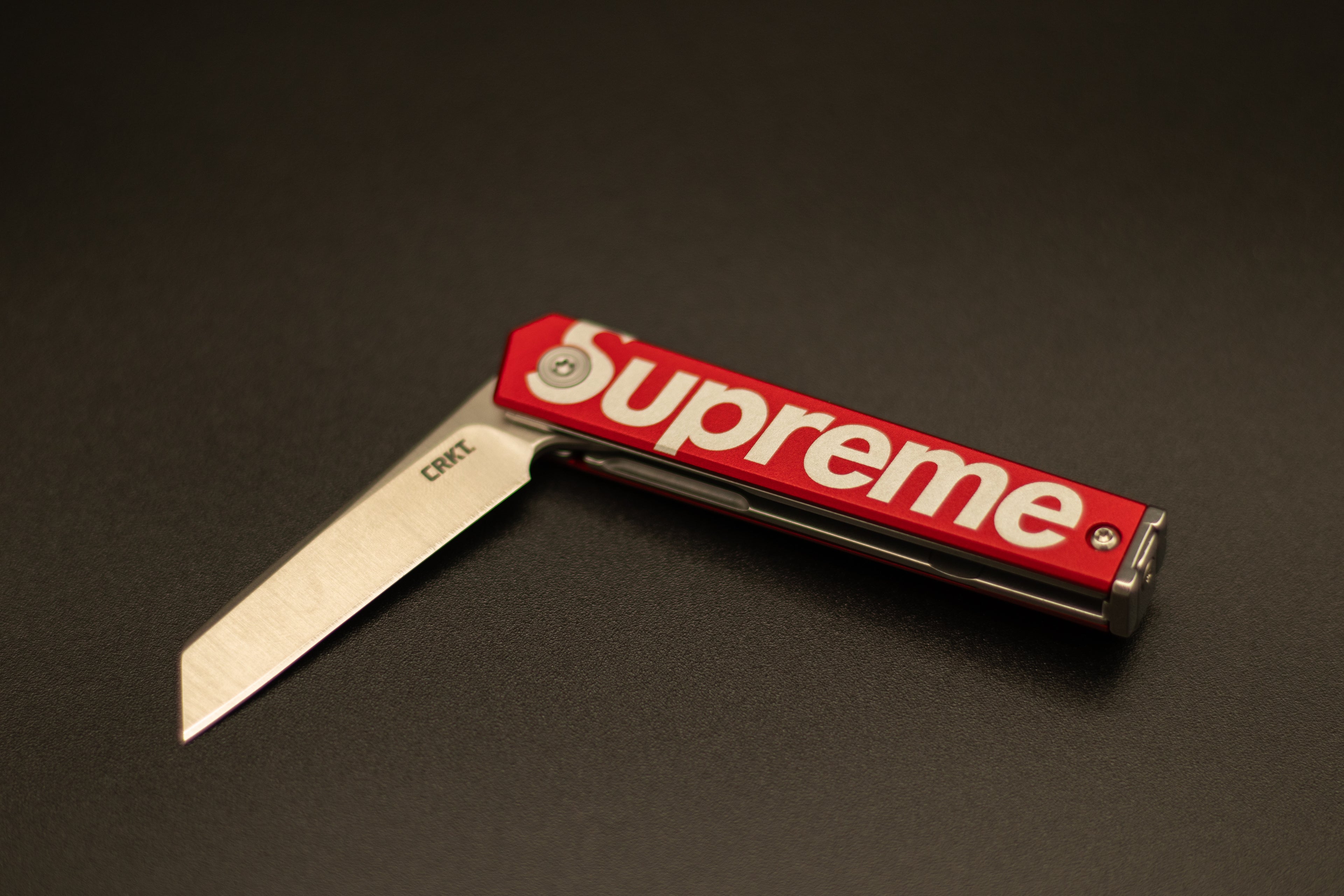 Supreme CRKT CEO Microflipper Pocket Knife