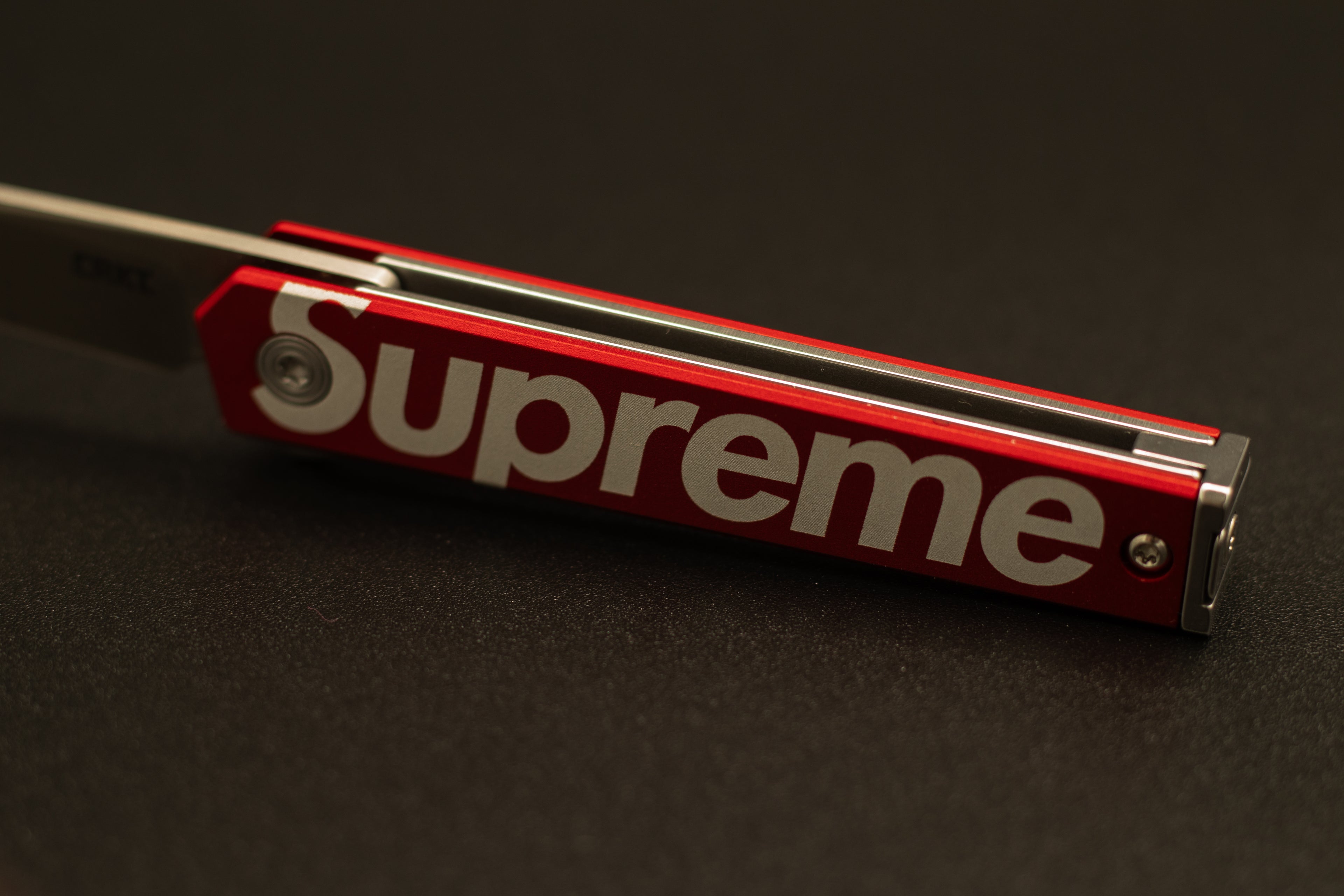Supreme CRKT CEO Microflipper Pocket Knife