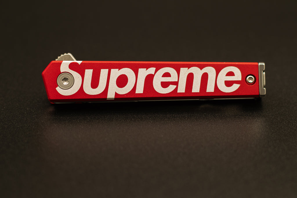 Supreme CRKT CEO Microflipper Pocket Knife
